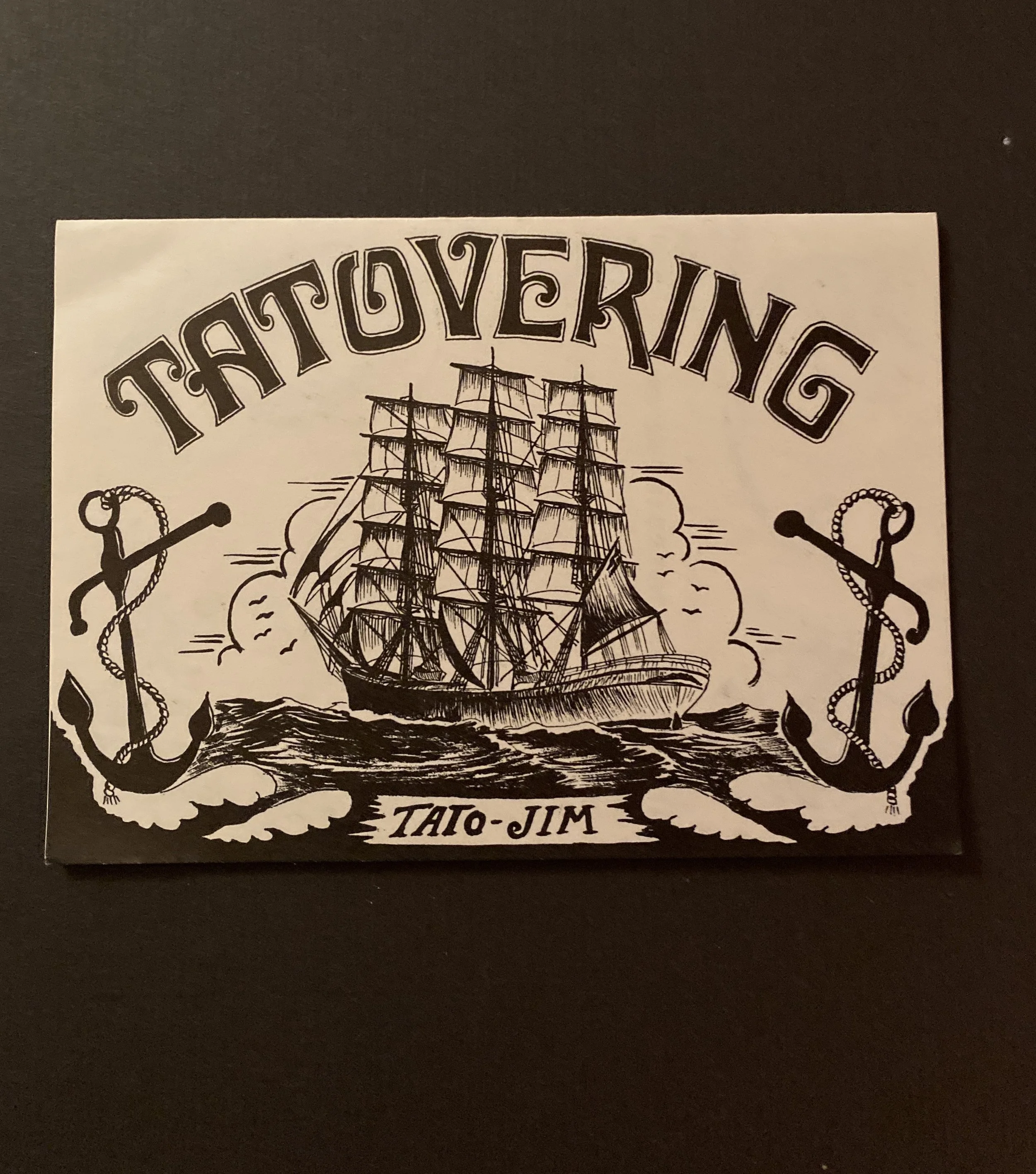 タトゥークラブ 3冊セット Tato' Jim Tattoo Business Card, Trifold — The Lyle Tuttle